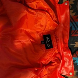 80s Red Scoop jacket